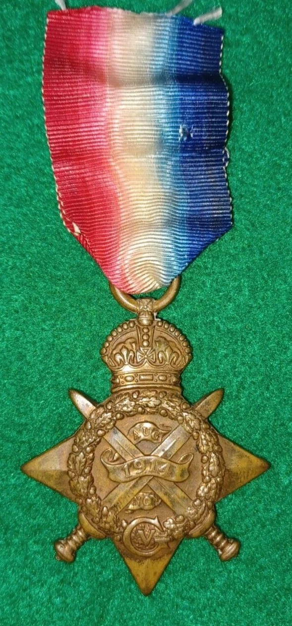 1914 Mons Star Medal to Mantle, 1st Middlesex Regiment - Mantle born Limehouse