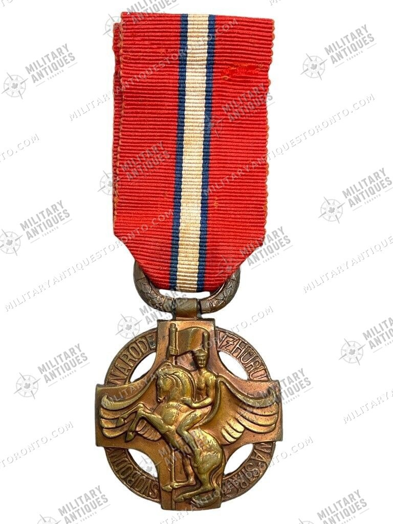 WW1 Czech Czechoslovak Revolutionary Cross Medal 1918 Full Size