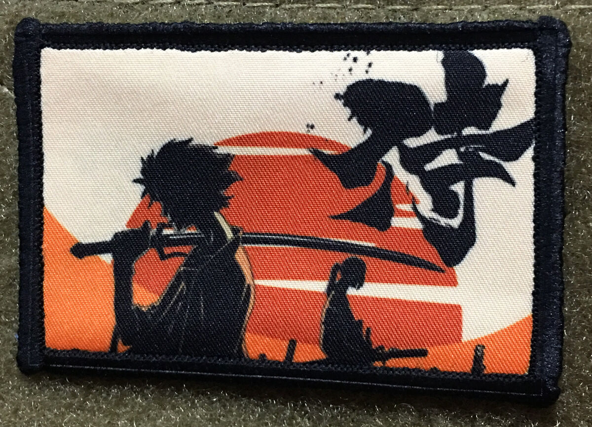 Samurai Champloo Morale Patch Anime Tactical Military Tactical Army Flag USA 