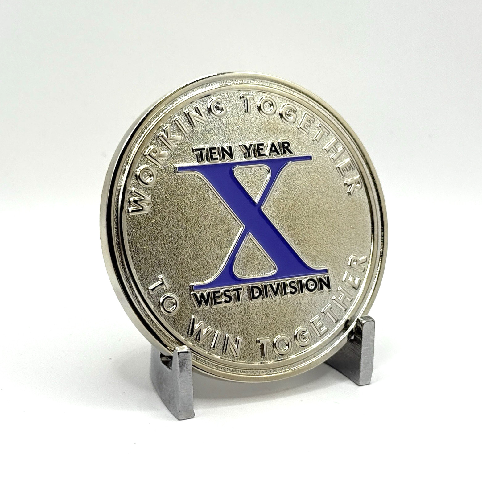 Challenge Coin - Comcast Ten Year Service Award West Division