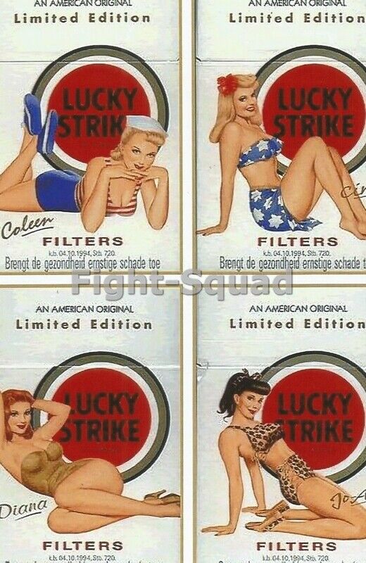 WW2 Picture Photo Lucky Strike Pin Up Girls 3364