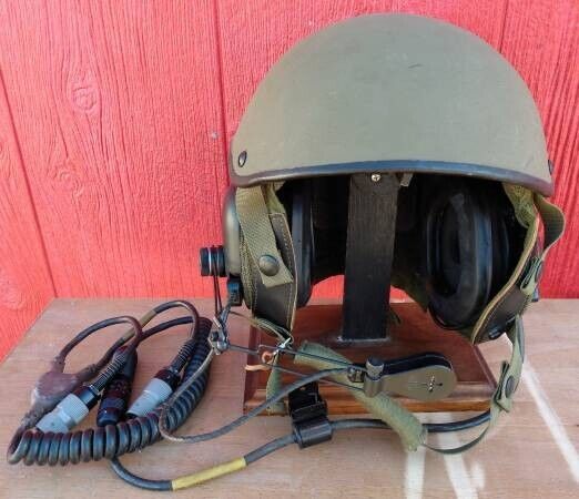 Vintage US Army Tank Crewman CVC Made with Kevlar Helmet DH-132A Liner Headset