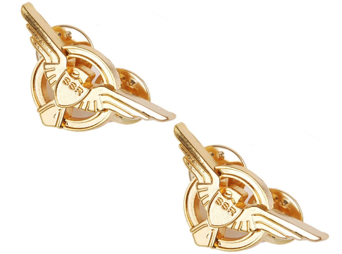 Pair Strategic Scientific Reserve Lapel SSR Pin Captain America Agent Carter Pin
