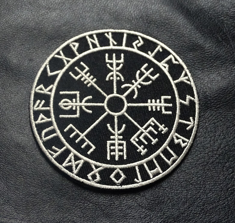 VIKING COMPASS VEGVISIR 3.5 INCH ACU HOOK PATCH BY MILTACUSA
