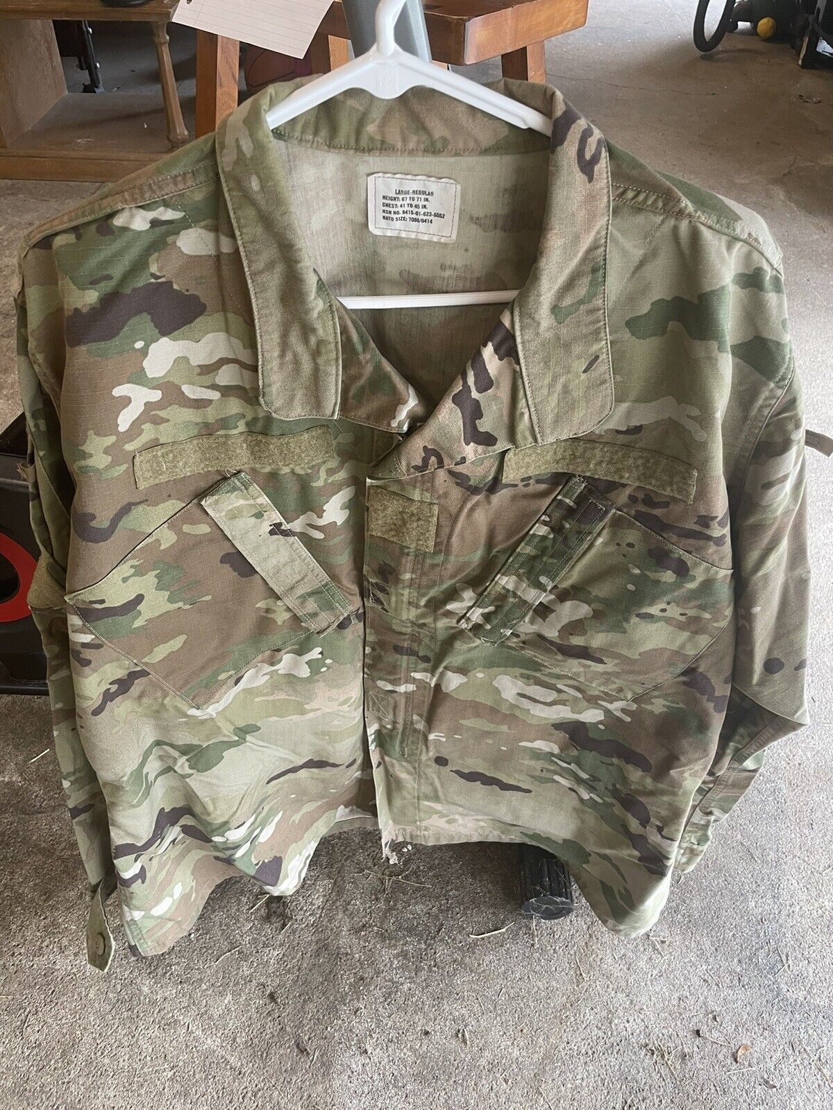 Army Combat Uniform OCP Scorpion Multicam Pattern Blouse and Trousers Set L/R