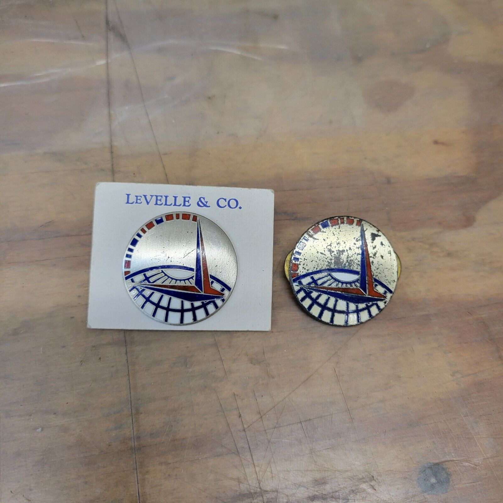 Salty Pair of WWII Transportation Command Pins