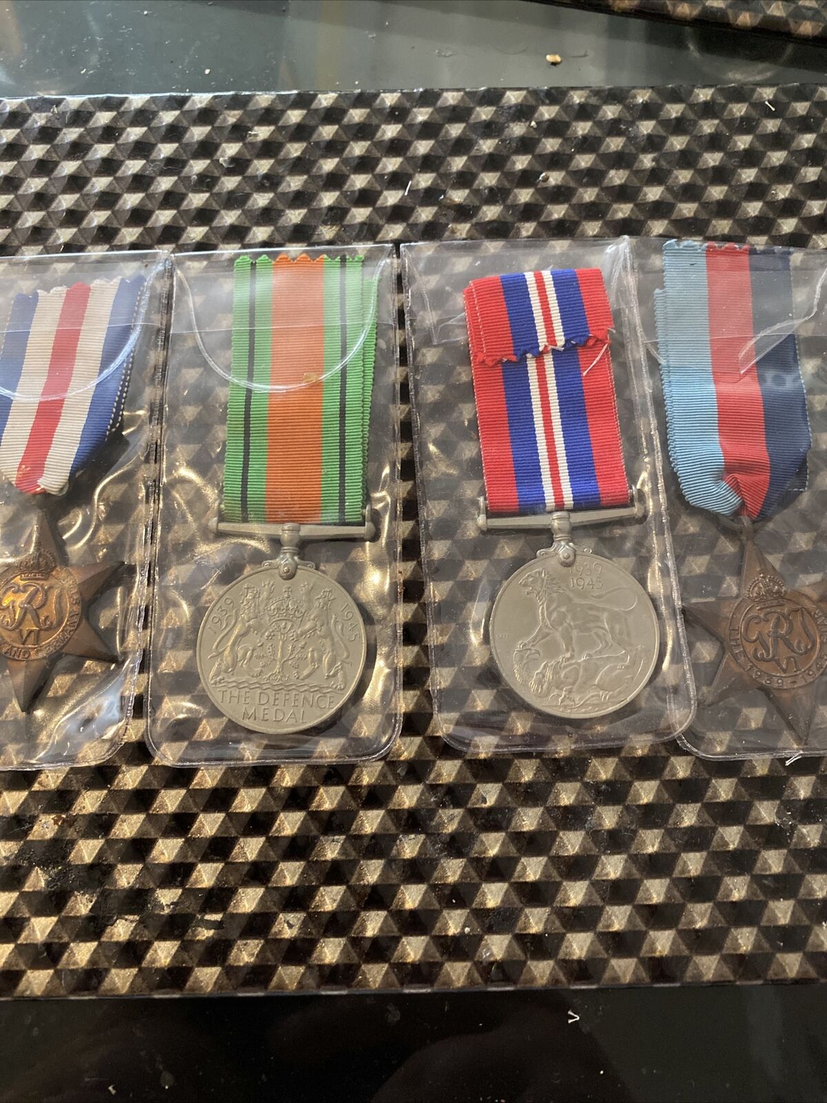 British WW2 1939 - 1945 War &  Star Medals. Full Size