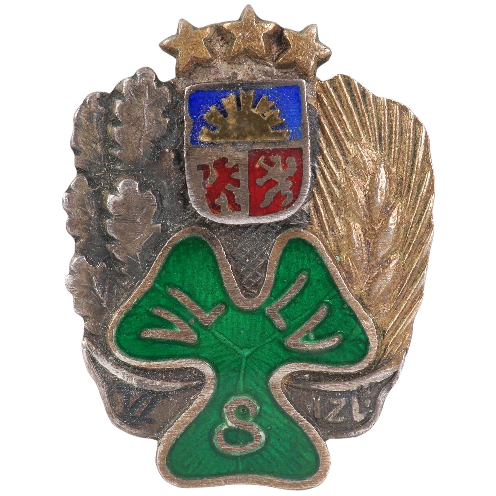 Badge "VI Graduation Class of the Latvian State Agricultural Secondary School"