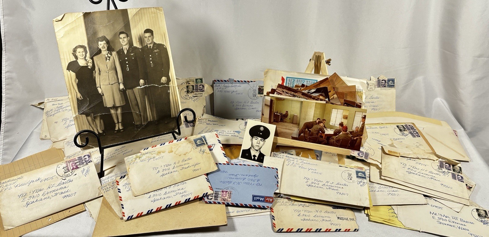 1970s Vietnam-era US Navy Letter And Photo Lot - NAWF Cold War Nuclear Site