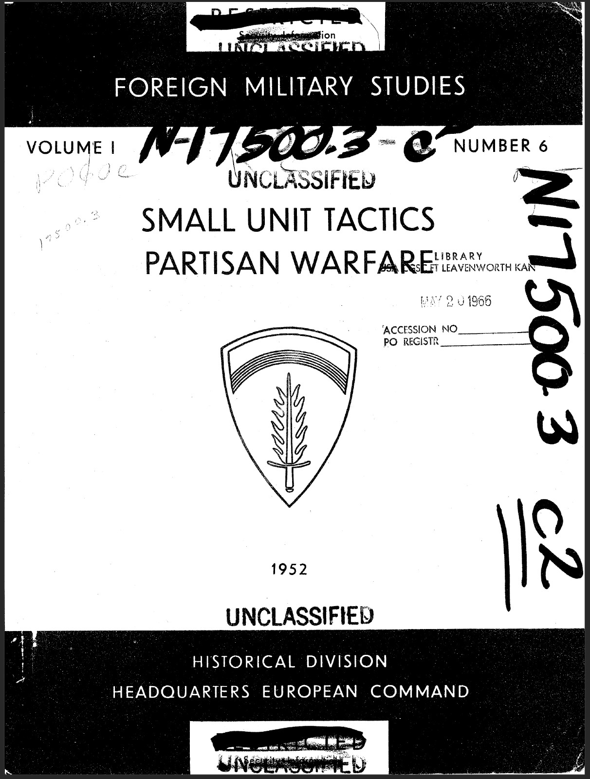 60 Page 1941-1943 Small Unit Tactics In Soviet Union Partisan Warfare Book on CD