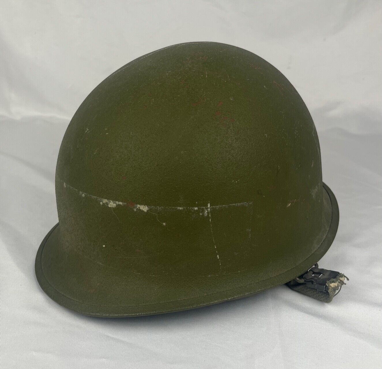 Vintage U.S. Army MI Steel Helmet with Original Liner