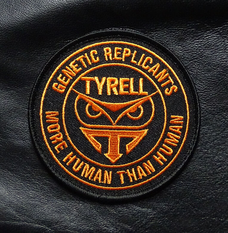 BLADE RUNNER TYRELL GENETIC REPLICANT MORE THAN HUMAN HOOK 3.5 inch PATCH