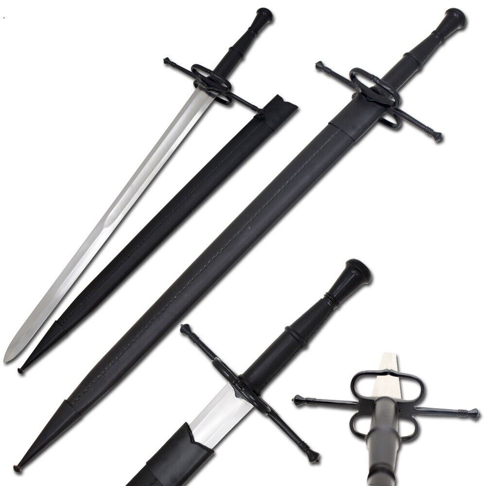 German Bastard Full Tang Tempered Battle Ready Handmade Sword *SHARP EDGE BLADE*