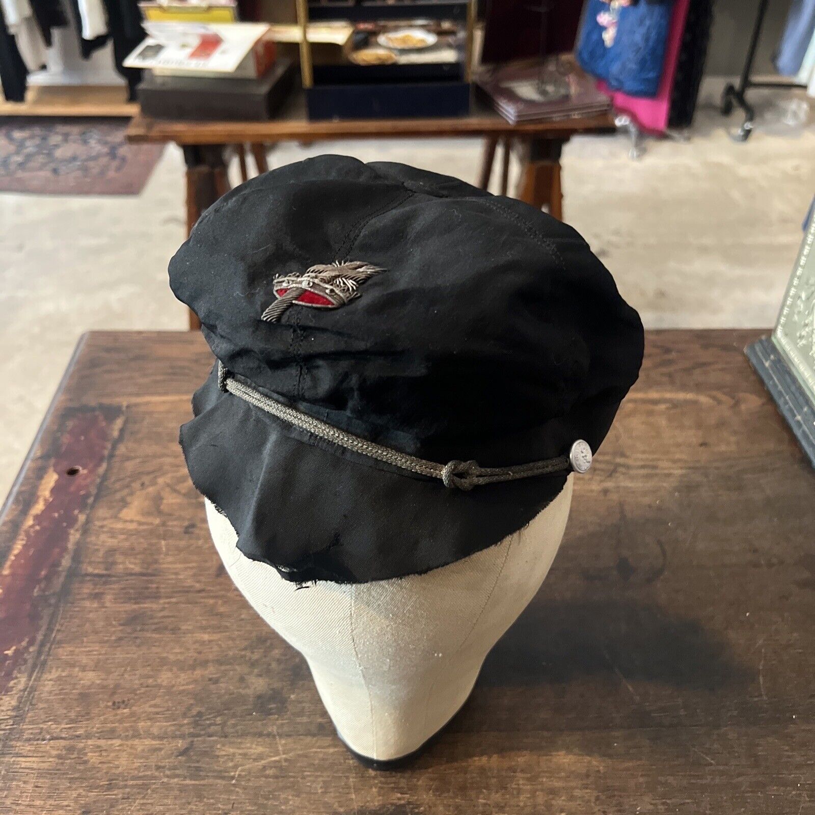 Vintage M. C. Lilley & Co Hat Cap Regalia Dress Military Vintage Hat