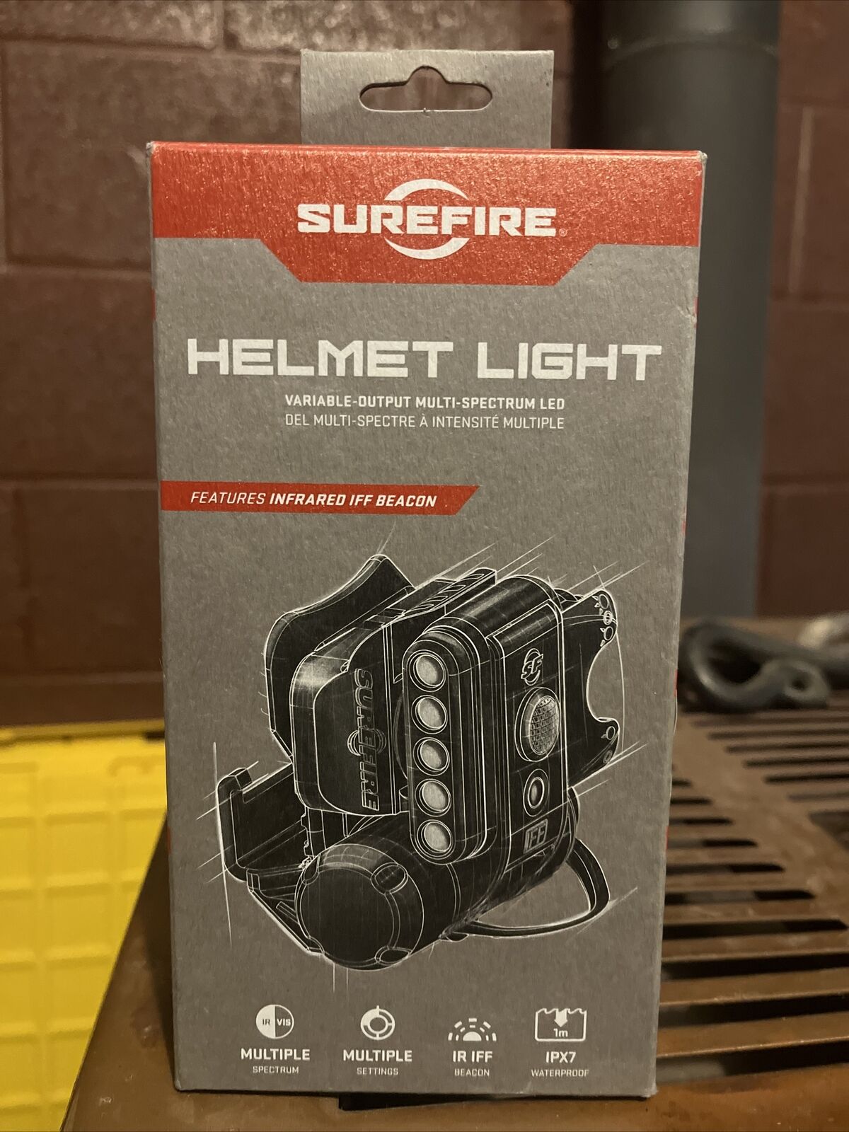 Surefire Helmet Light * HL1-C-TN * White/Red/IR Beacon * NIB * FREE US Shippping
