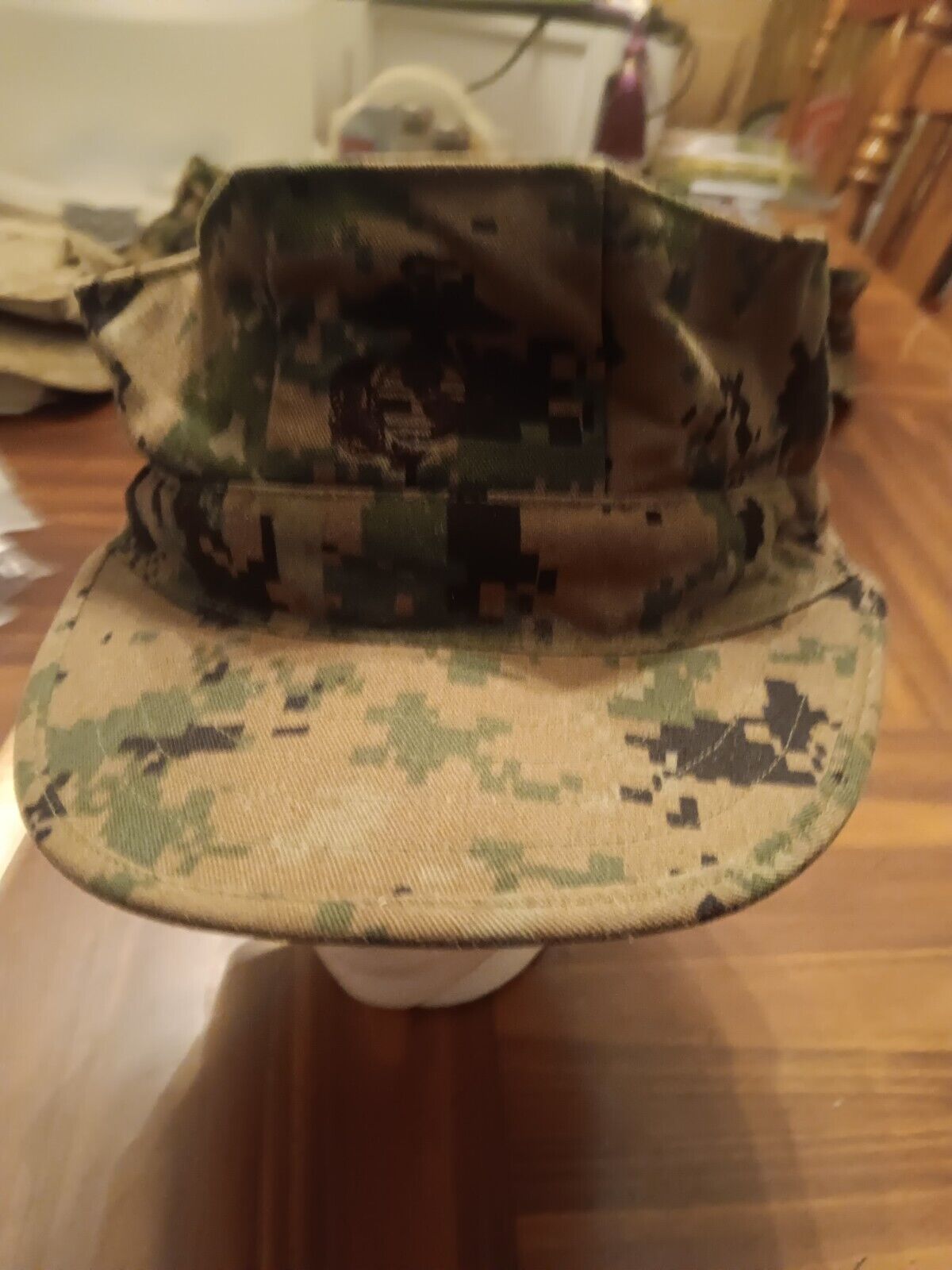 USMC COVER GARRISON MARPAT WOODLAND US MARINE CORPS CAP HAT Large (24-1084)