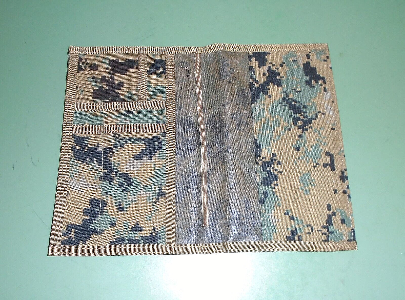 US Military Marine Corps USMC Woodland MARPAT Camouflage Leaders NCO Book Cover