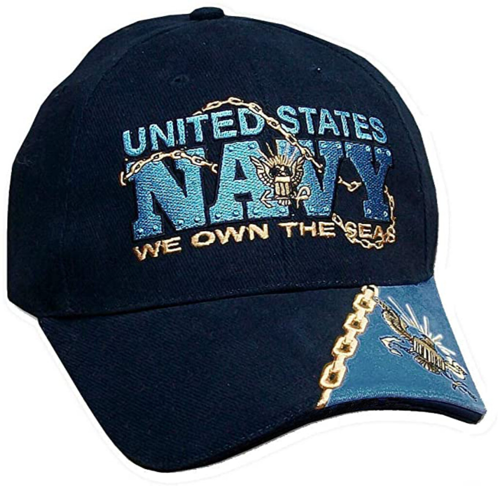 NEW U.S. Navy We Own The Seas Baseball cap hat. Navy Blue. 5667