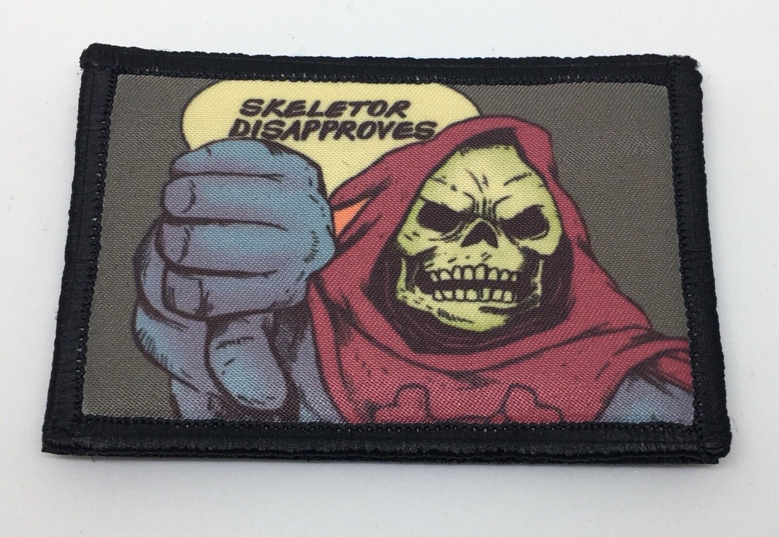 Skeletor Disapproves Morale Patch Army Military Tactical flag USA