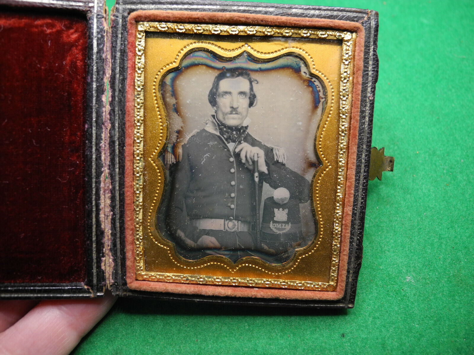 9th Plate Daguerreotype Military Image of Militiaman With Fife, New Jersey?