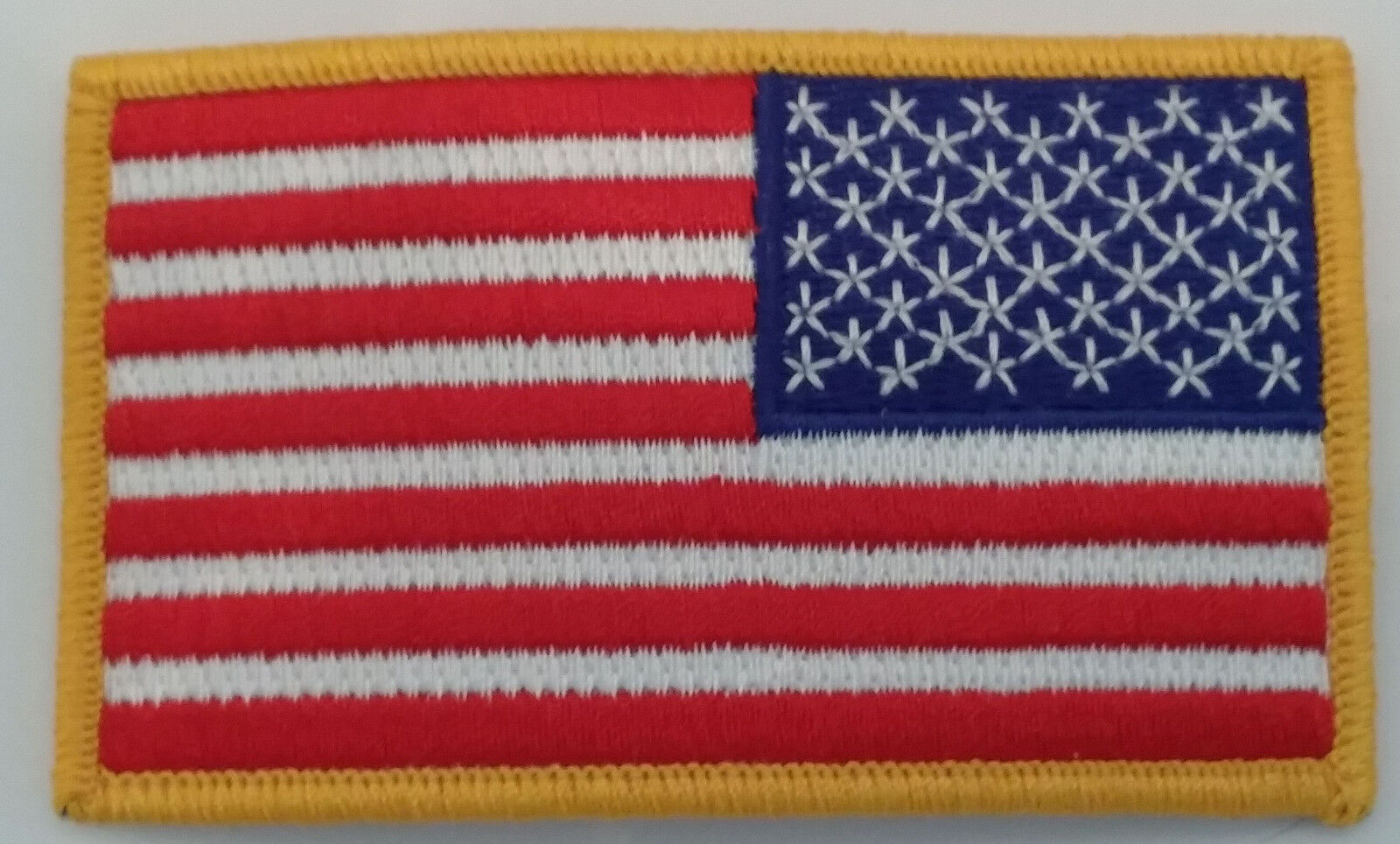 US ARMY US FLAG REVERSE PATCH - MADE IN THE USA