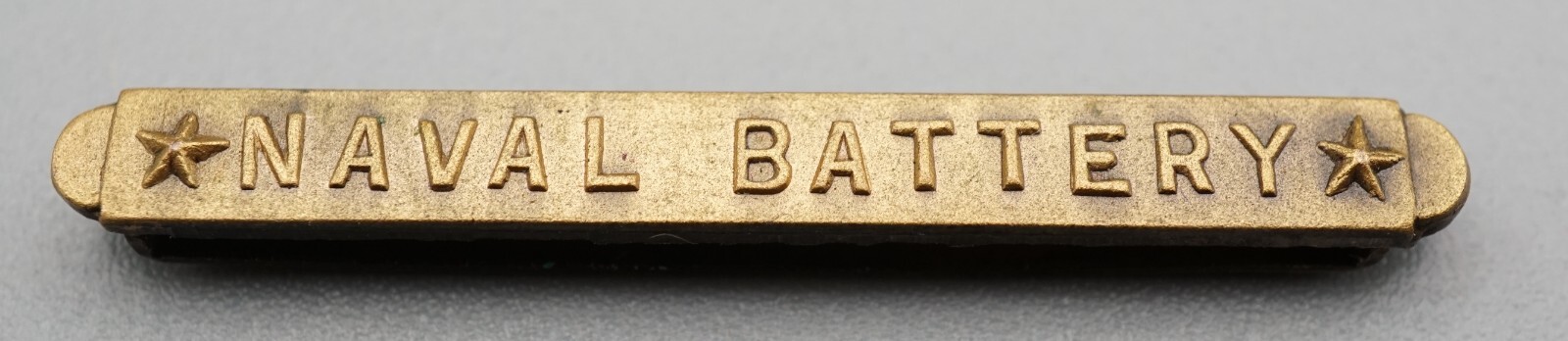WWI Victory Medal Naval Battery Campaign Bar EXTREMELY RARE