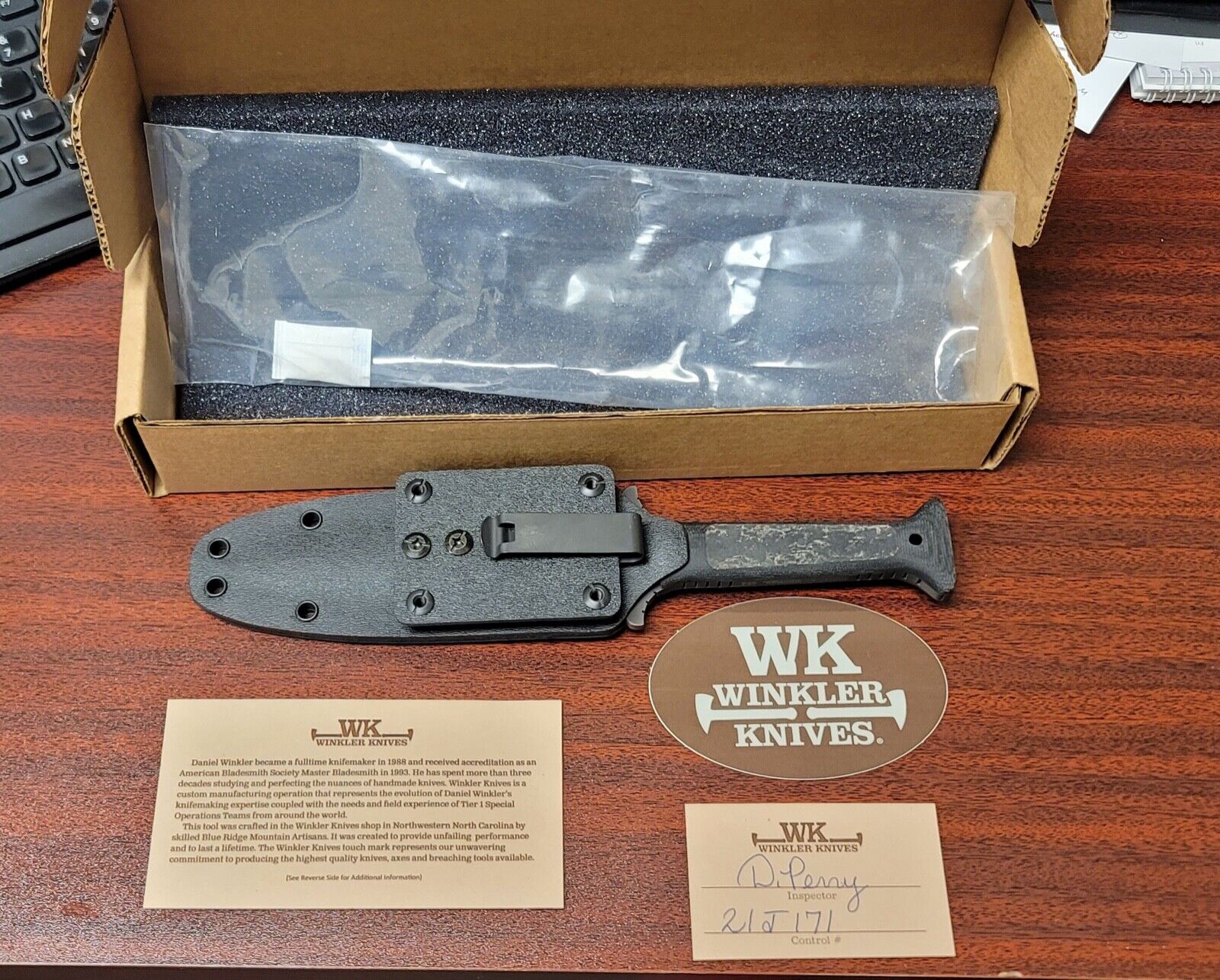 IMPOSSIBLE TO FIND, BNIB GBRS GROUP x WINKLER KNIVES DAGGER #434 