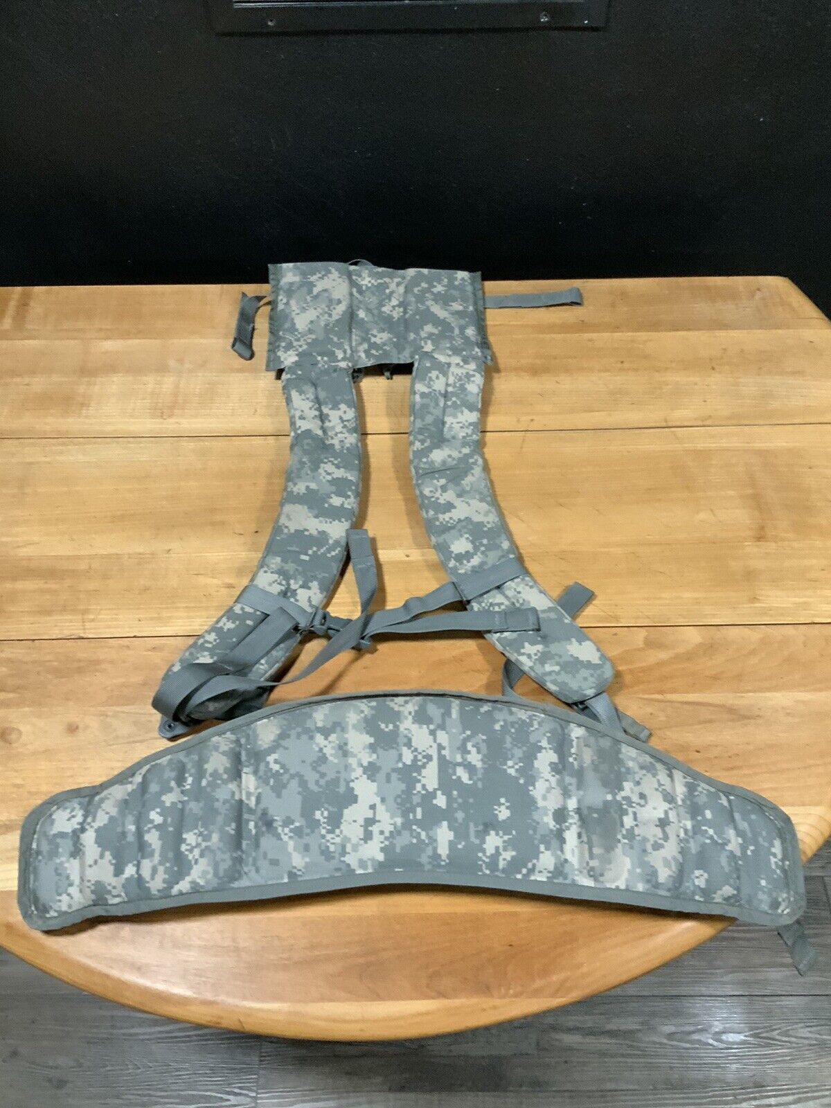 (NEW) Enhanced Shoulder Straps (CLIPS AND QUIK CONNECTS) AND A Molded Belt Acu