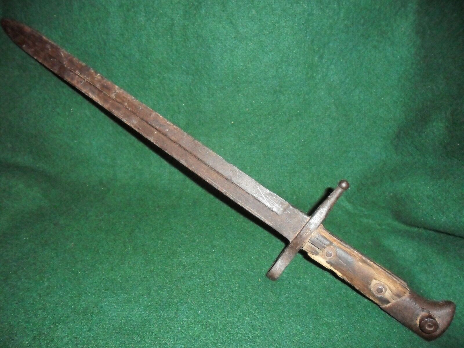 Vintage Military Knife Blade Sword Bayonet / Gnutti? As Is