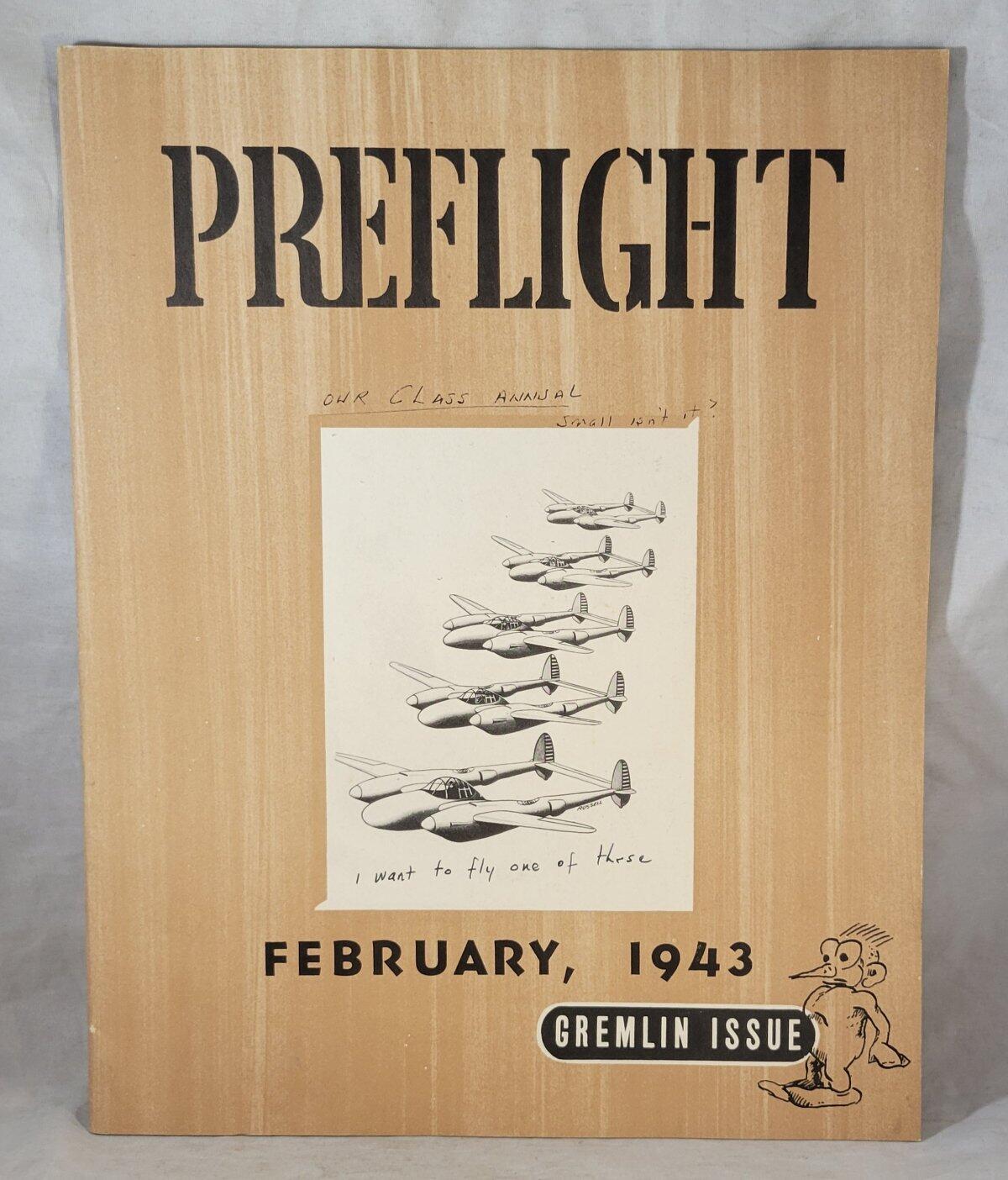 Vintage WWII Maxwell Field AL Preflight School Yearbook 1943 USAAF