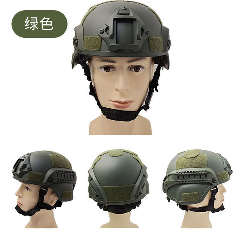 Tactical Uhmw-Pe Ballistic IIIA Bullet Proof Helmet Size L Large Green
