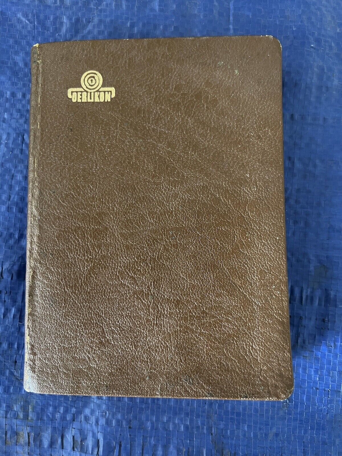 1958 Oerlikon Anti-Aircraft Gun Pocket Book