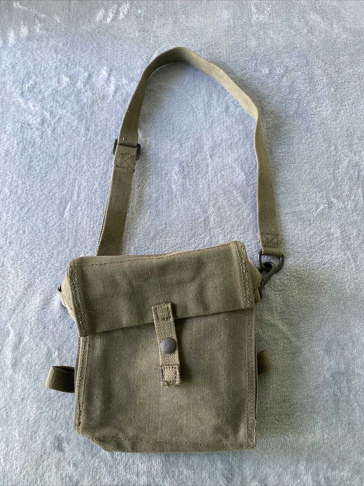 Military Canvas Satchel Small Bag Canteen Pouch Army Green