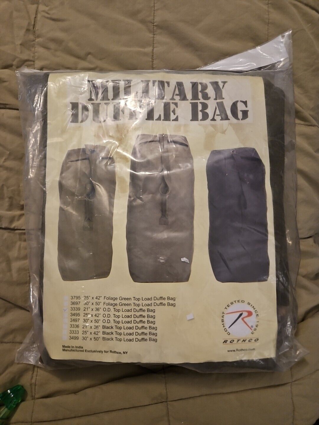 Rothco -Military Canvas Duffle Bag (21\