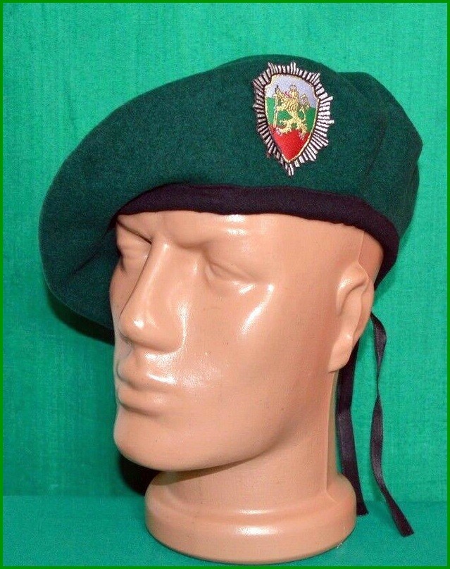 Bulgarian Army Border guard Frontier service green Beret
