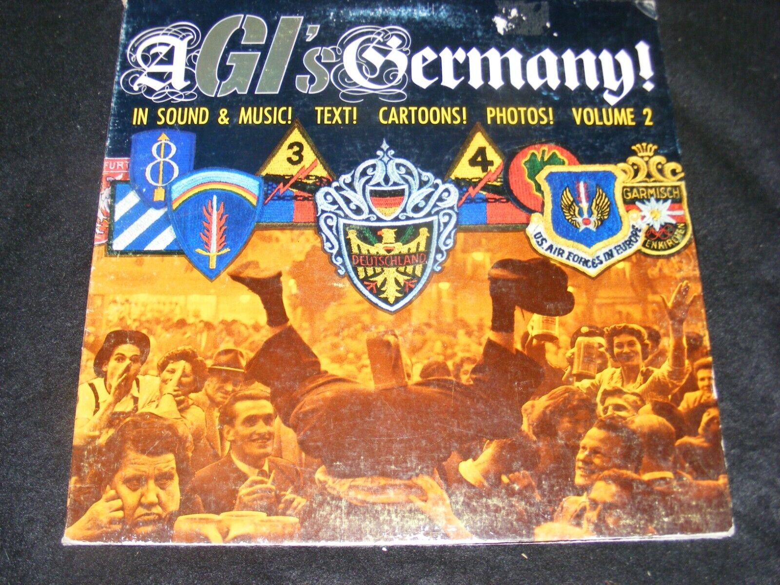 A G.I.'s GERMANY Fun Souvenir Occupied Germany GATEFOLD LP Vol. w Booklet 1964
