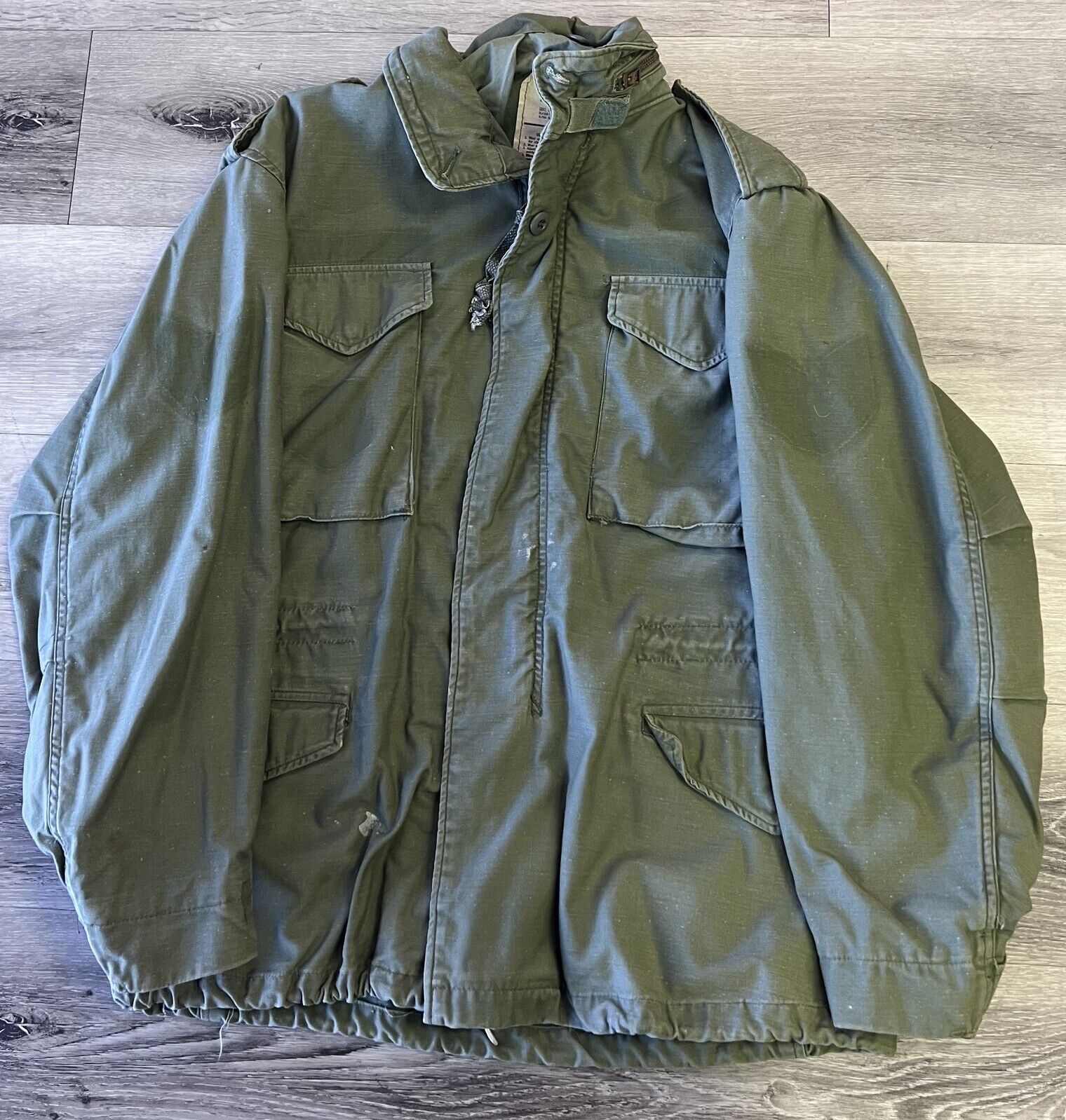 Vintage OG 107 Jacket Medium field coat Mens Military 8415-00-782-2939