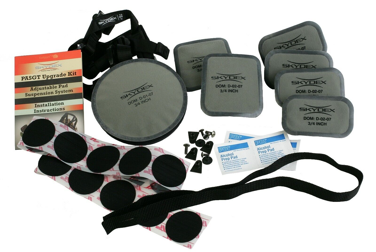 Skydex PASGT Ballistic Helmet Pads Upgrade Kit, Chinstrap, 1\