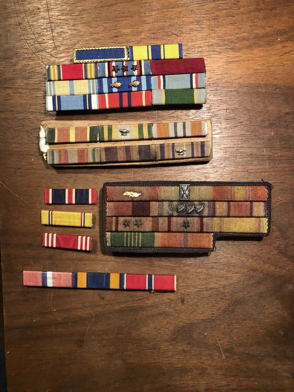 WW2 Thin Ribbon Lot 