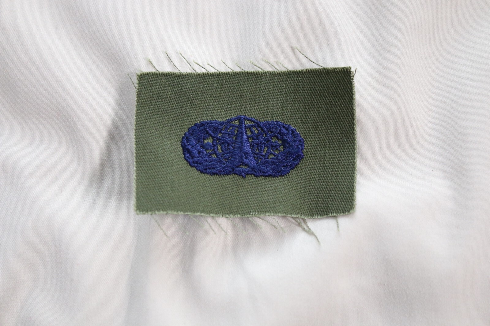USAF Vtg U.S. Air Force Occupational Acquisitions OCP Patch Blue Olive Green