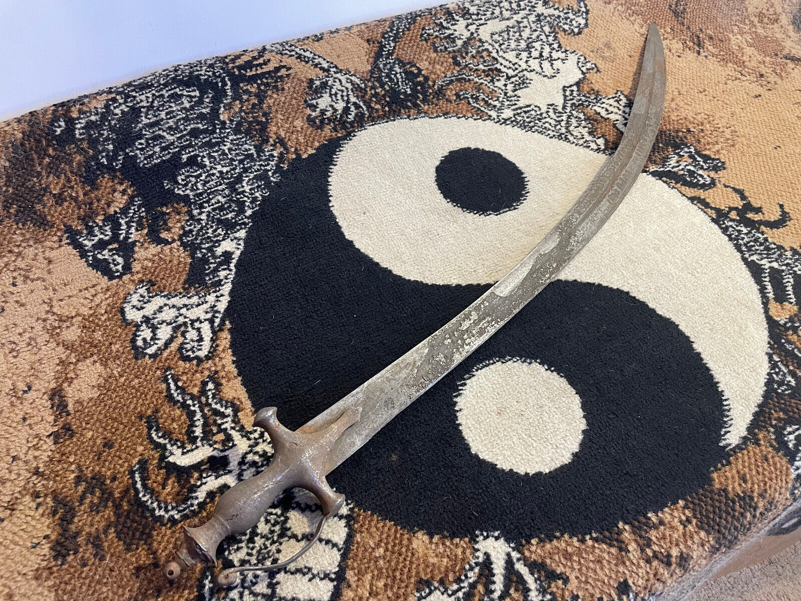 Authentic Mughal Empire 18th Century Talwar Sword Indian Persian Blade Damascus