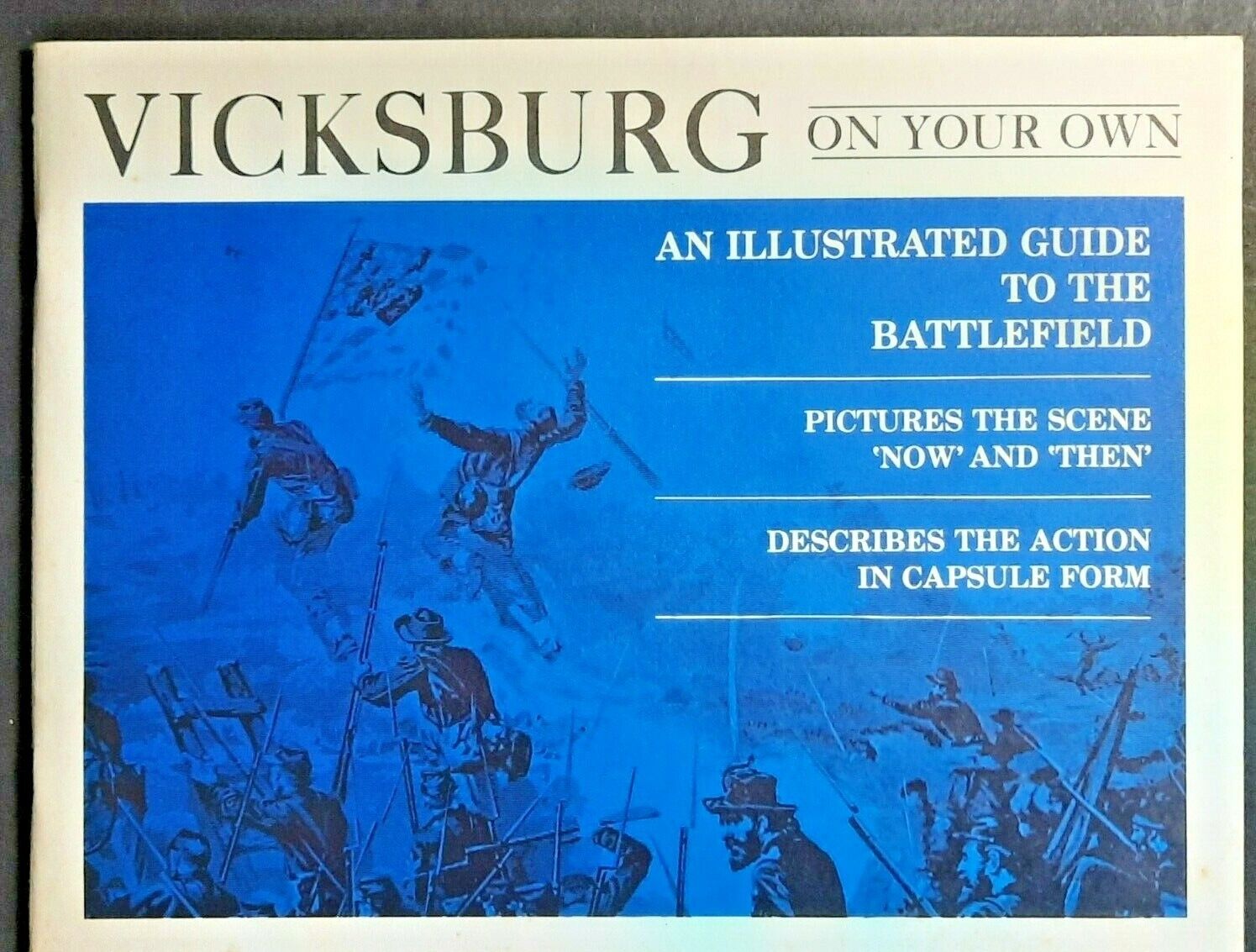 VICKSBURG On Your Own, Illustrated Guide to the Battlefield vintage book 1971