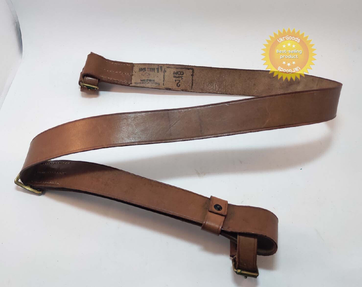 Mosin Nagant Rifle Carry Sling Rare Dated Leather Original Soviet USSR Germany
