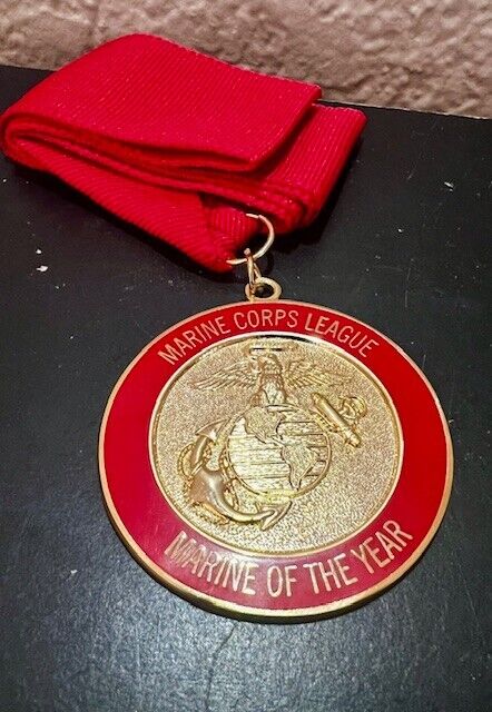 Marine Corps League Marine of the Year Medal With Ribbon