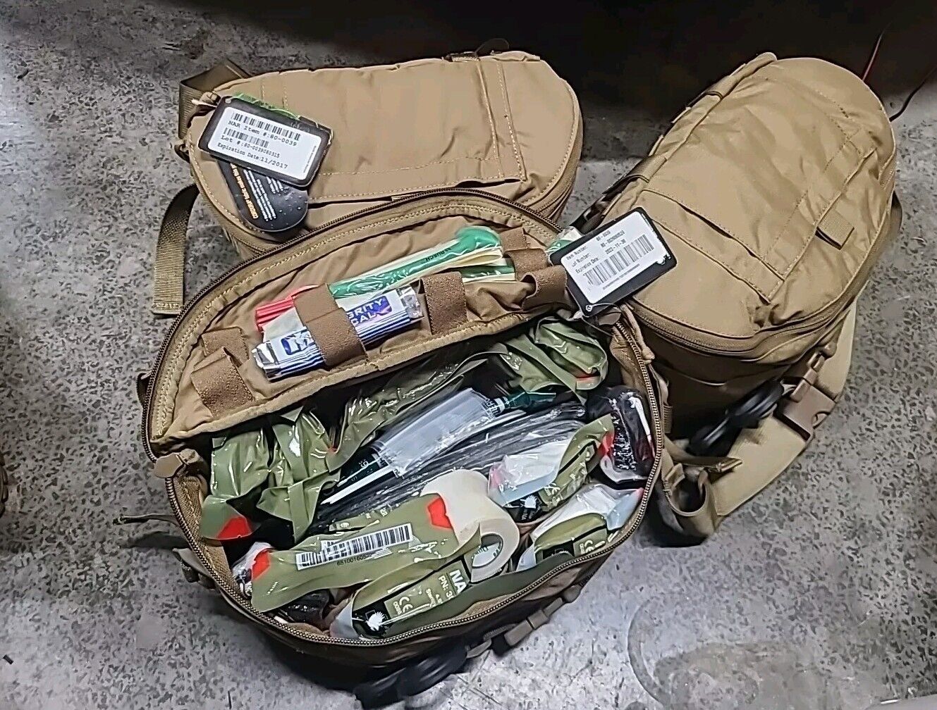 North American Rescue CCRK USGI CLS Bag Combat Casualty Response Kit  QTY ONE 1x