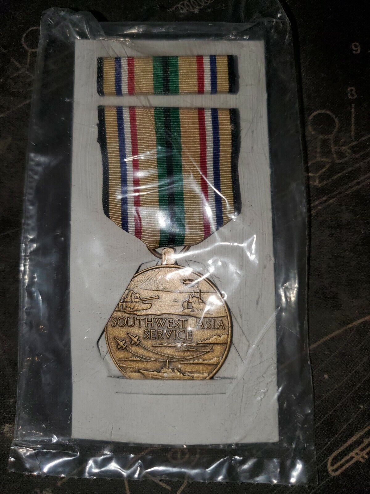 US Army Southwest Asia Service Medal and Ribbon Bar