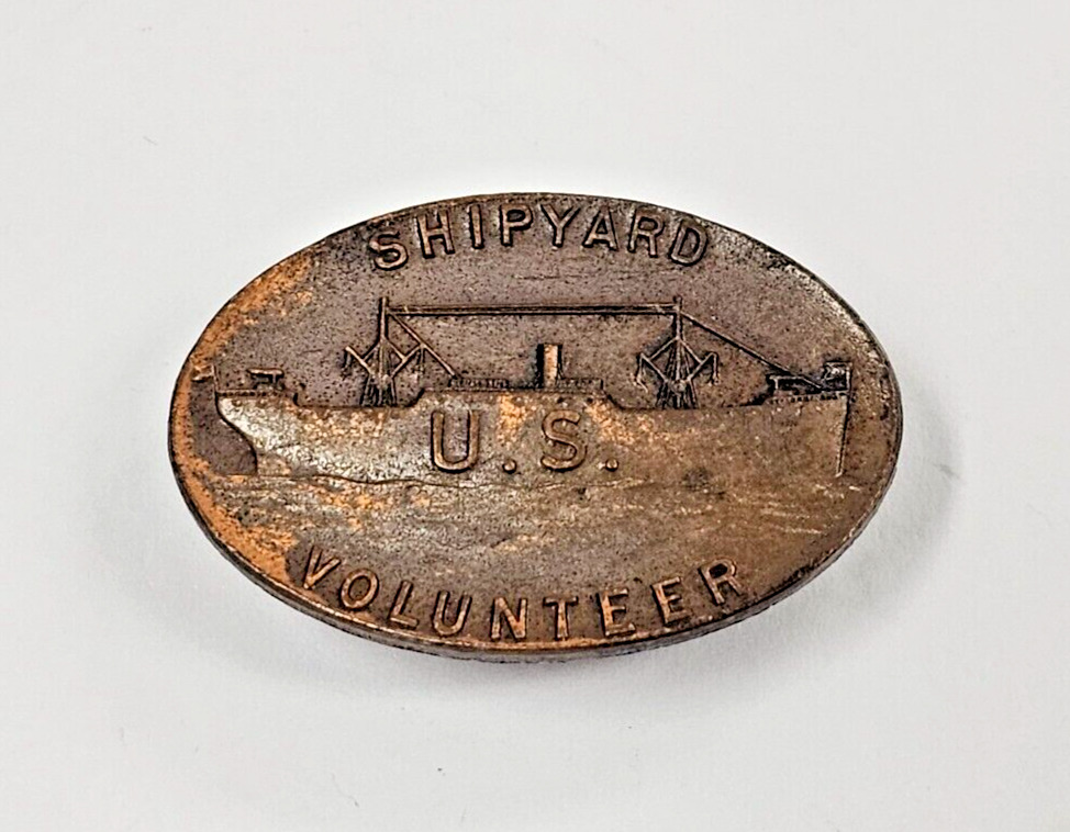 Original WW1- Shipyard Volunteer Badge Whitehead & Hoag