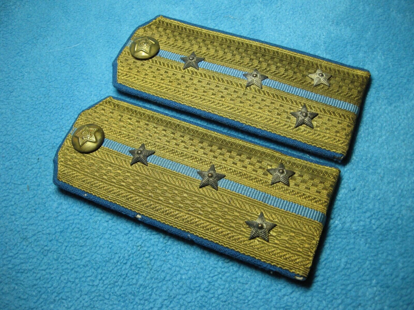 WW2 Soviet Army M46 Air Forces Shoulder Boards Straps Russian Original