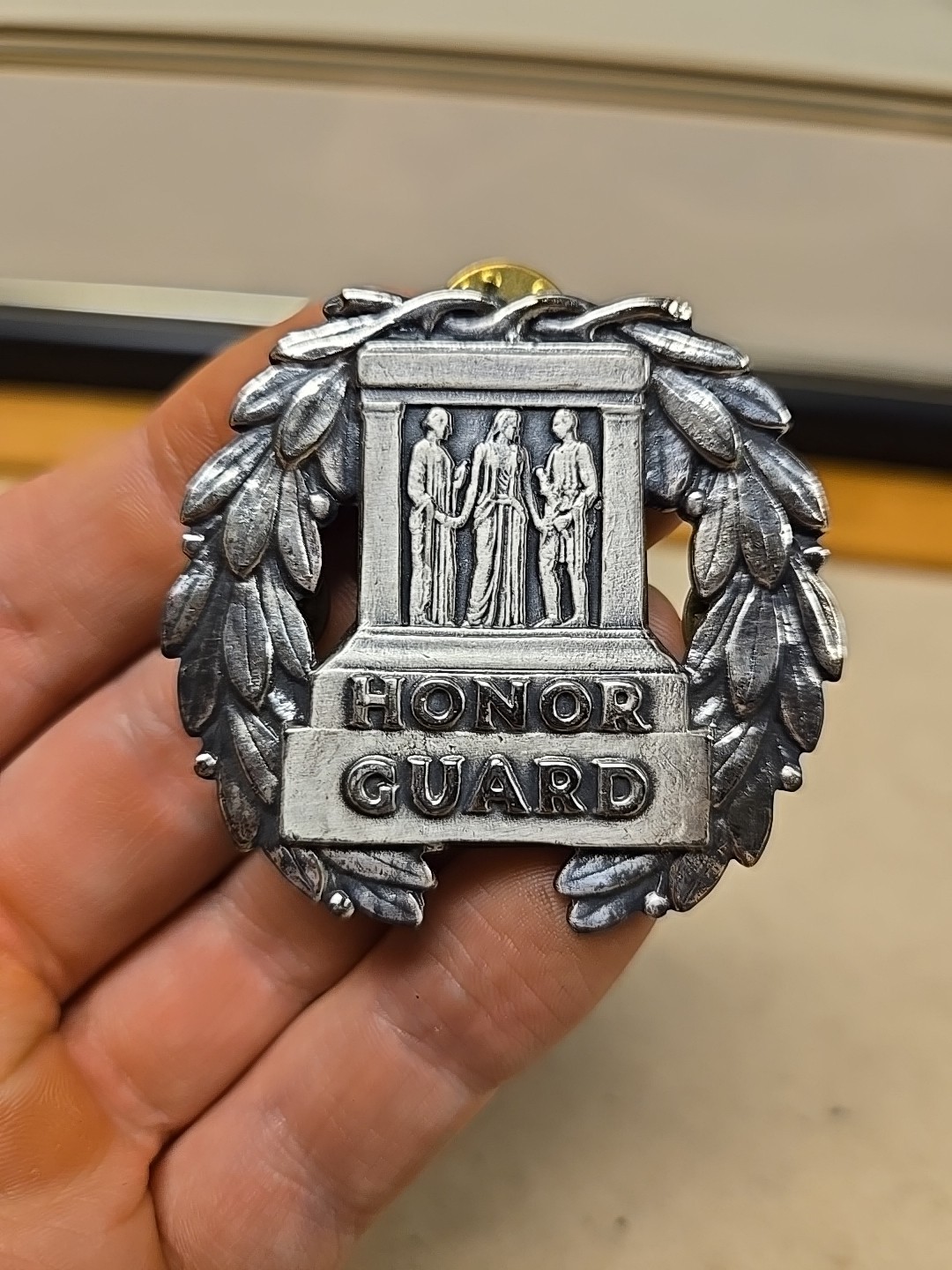 Vietnam Era Honor Guard Badge Tomb Of The Unknown Full Size Badge Awarded 70s-80