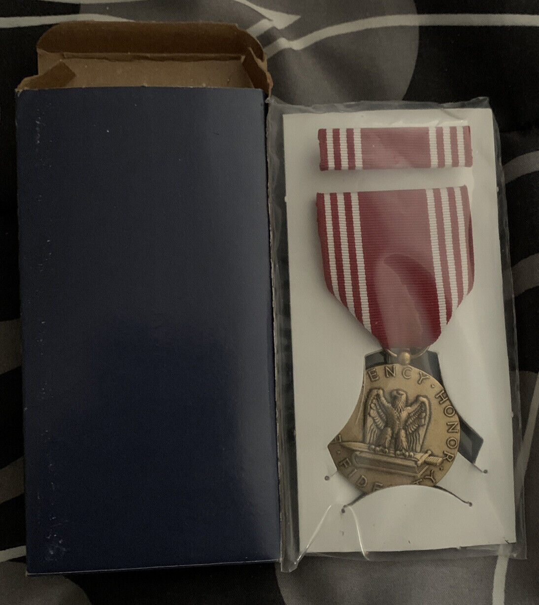 U.S. Army Good Conduct Medal Set In Box Set In Original Plastic